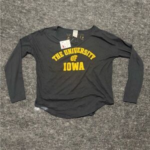 PINK Victoria's Secret Black Long Sleeve with Yellow Print